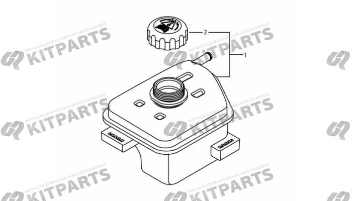 Бачок расширительный Dong Feng AX7