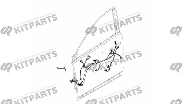 Жгут проводов передней двери Dong Feng