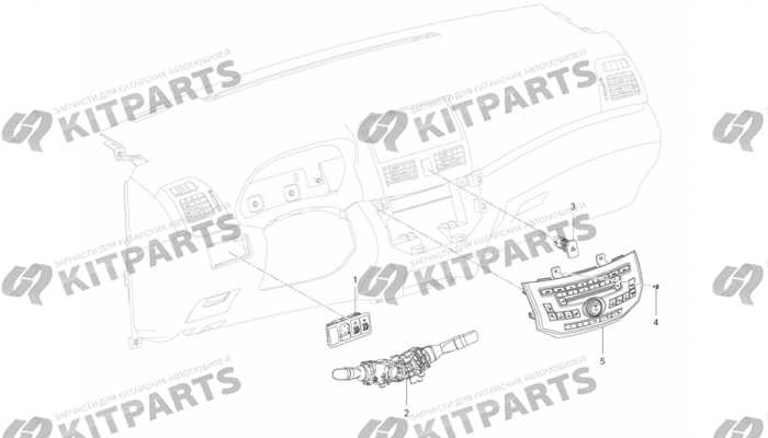 Подрулевые переключатели и контрольная панель Lifan