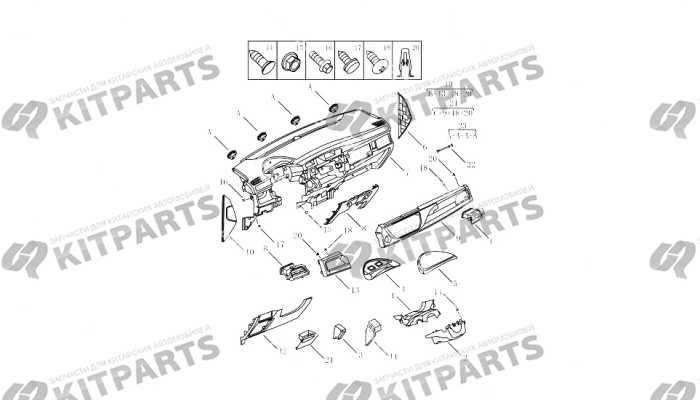 Приборная панель [GB\GS, EXCEPT BRAZIL] Geely Atlas